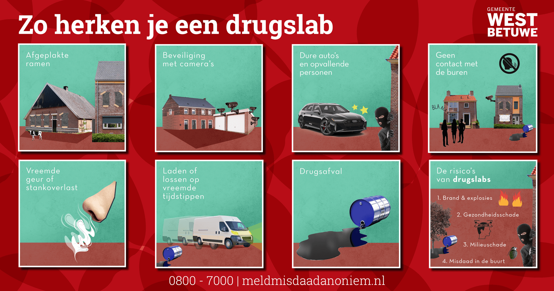 Zo herken je een drugspand
